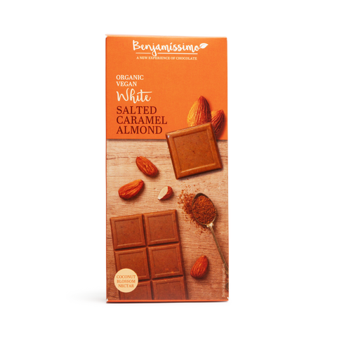 Vegansk Chokolade - Saltkaramel & Mandler